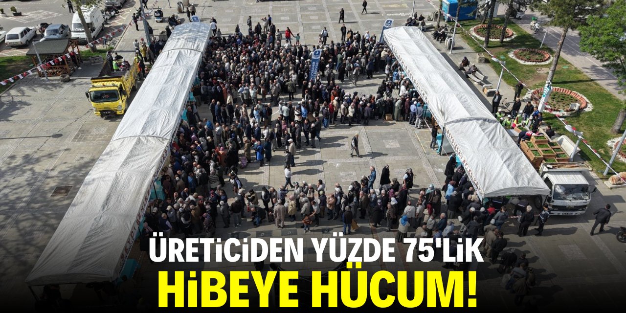 Üreticiden yüzde 75'lik hibeye hücum
