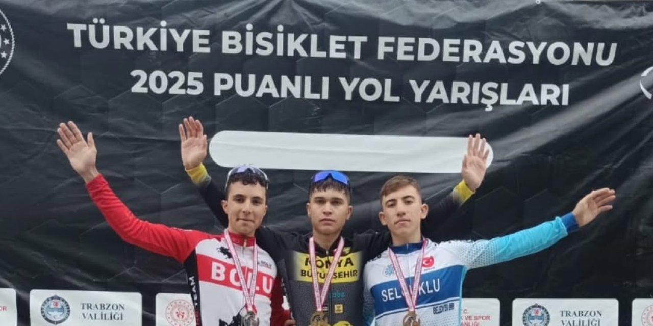 Büyükşehirli pedallar 4 madalya kazandı
