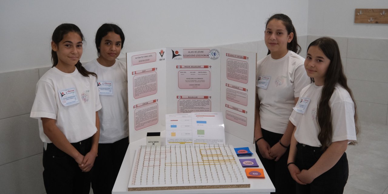 Karapınar'da TÜBİTAK Bilim Fuarı açıldı