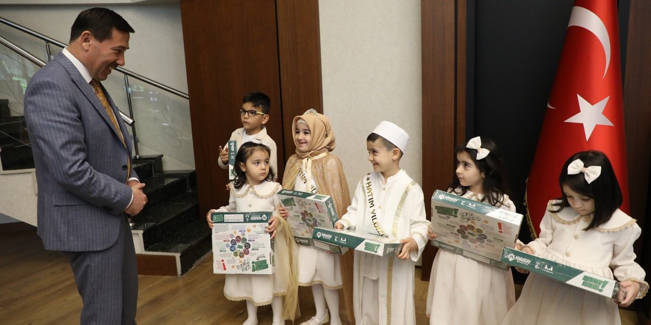 Kılca'ya Kur'an kursu öğrencilerinden ziyaret