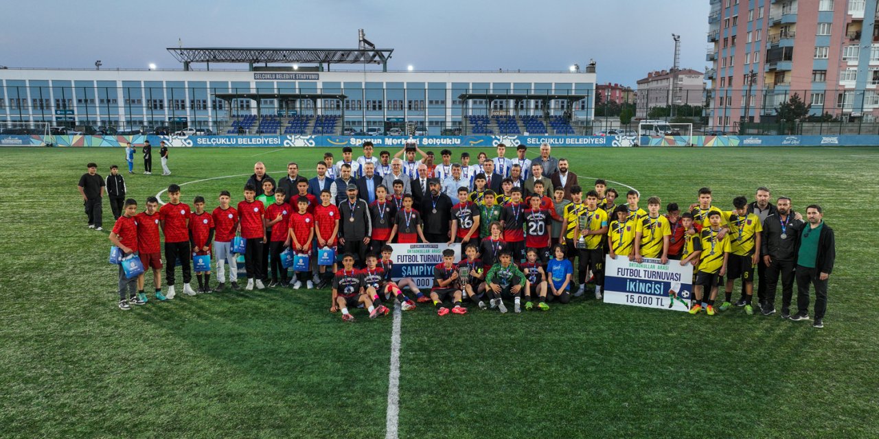 Selçuklu Belediyesi futbol turnuvasında şampiyonlar belli oldu
