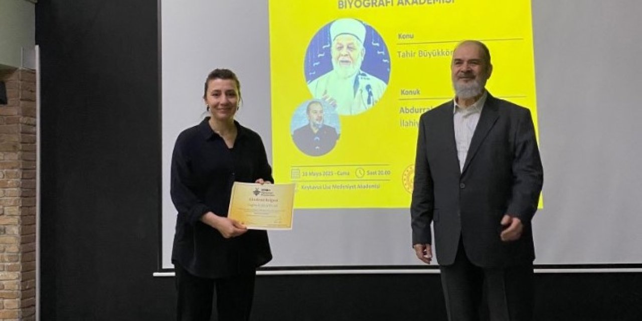 Biyografi Akademisi'nden sertifika