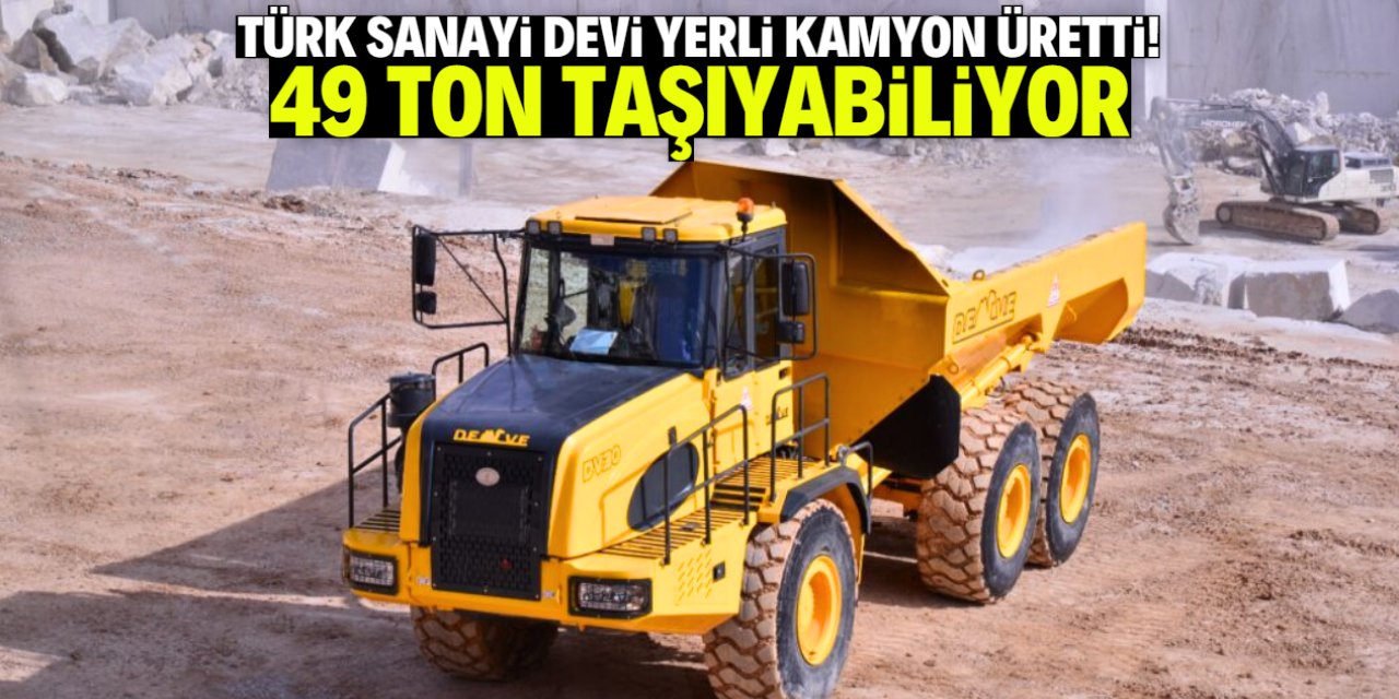 Türk mühendisler yerli kamyon üretti! 49 ton taşıyabiliyor