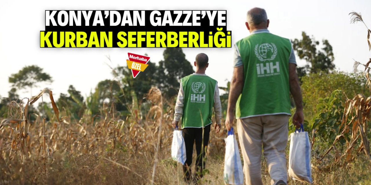 Konya'da 8 yere stant kurulacak! Bağışlar Gazze'ye gidecek