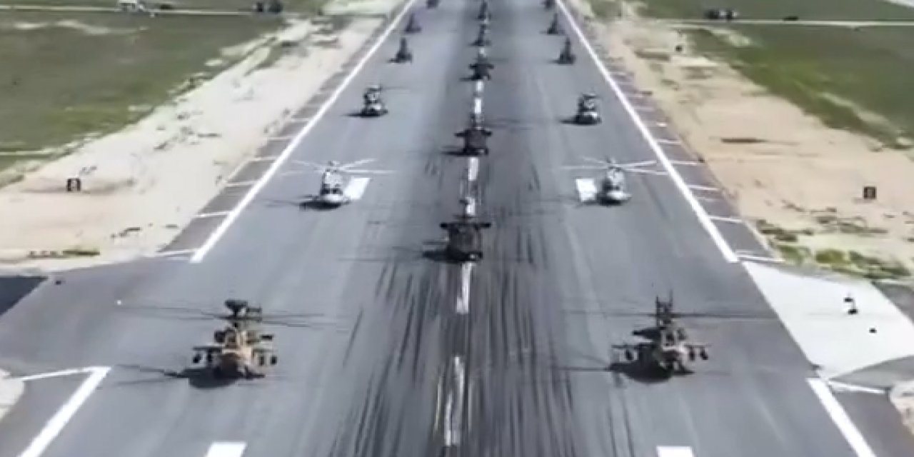 Konya'da tatbikat 'fil yürüyüşü' ile devam etti