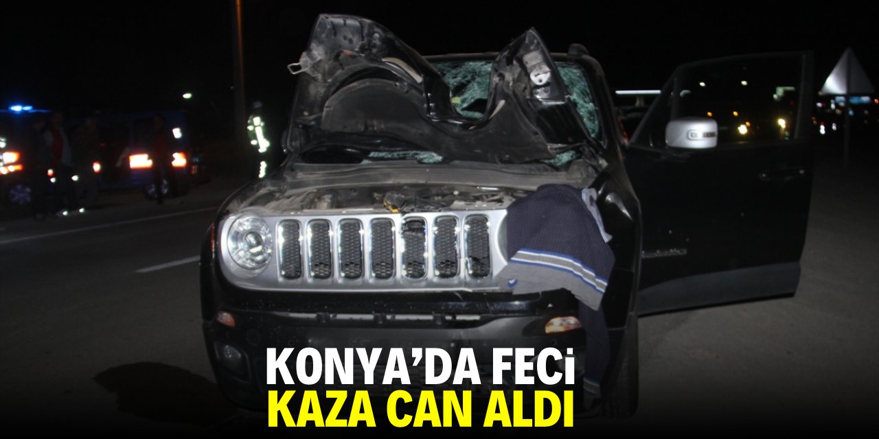 Konya'da trafik can aldı