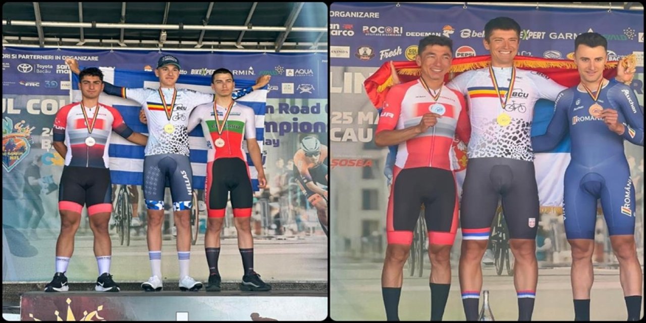 Konyalı bisikletçi Örken Balkanlarda gümüş madalya kazandı