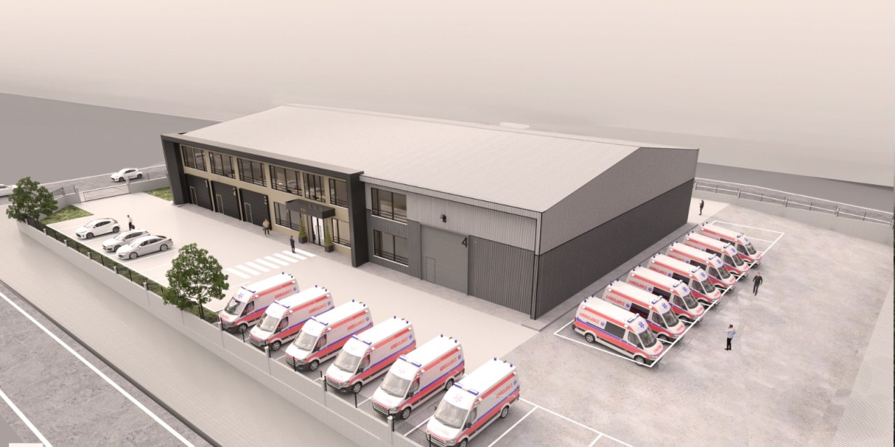 Konya 112 Ambulans Lojistik Merkezi yenileniyor