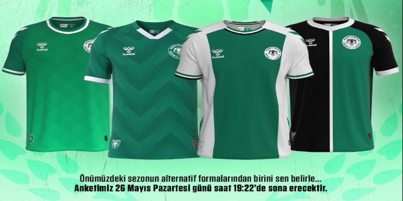 Konyaspor'da alternatif formayı  yine taraftar belirleyecek