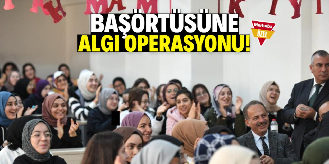 Bu olay Konya'da yaşandı! Başörtüsüne algı operasyonu