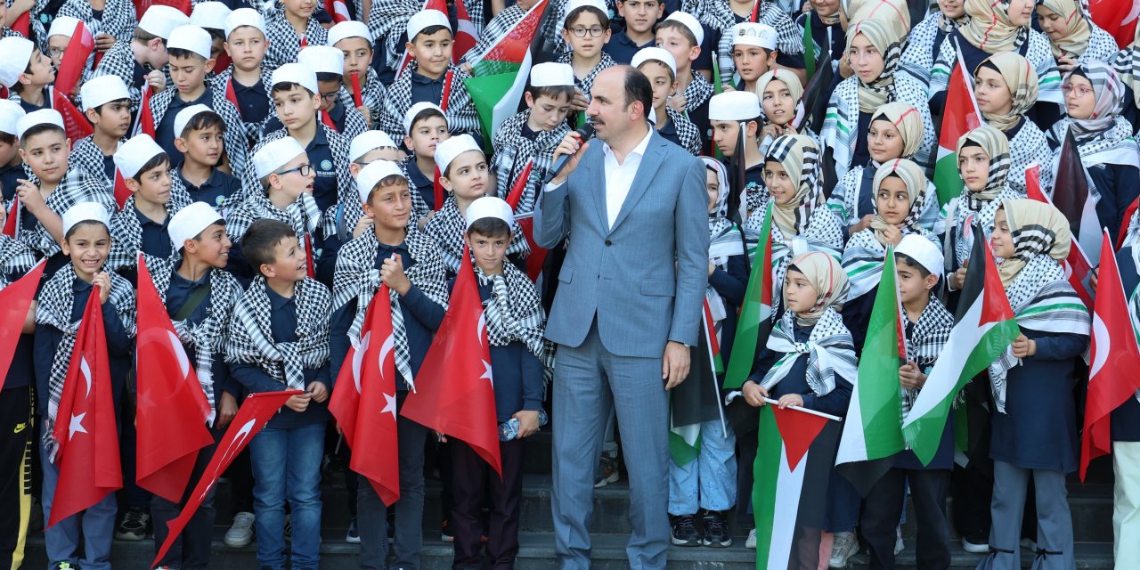 Altay'dan hafızlık sınavını kazananlara tebrik