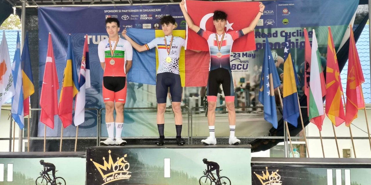 Torku’nun genç pedalı  Balkanlarda tarih yazdı