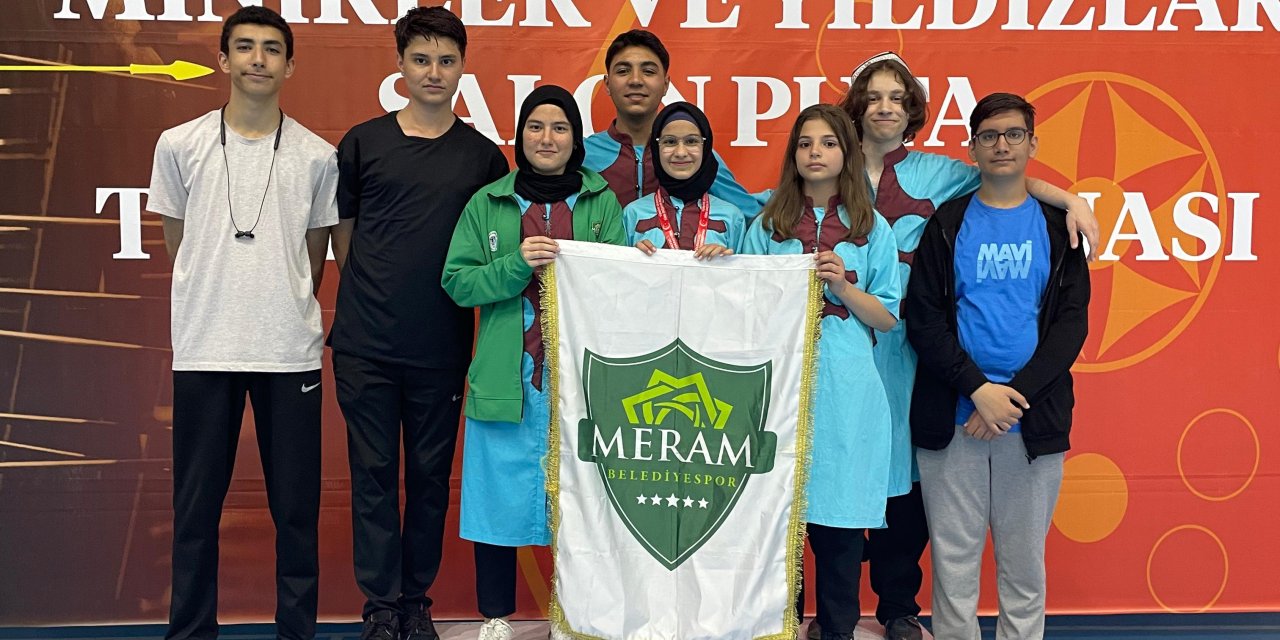 Meram Belediyesporlu Zeynep İnci Öz Türkiye ikincisi oldu