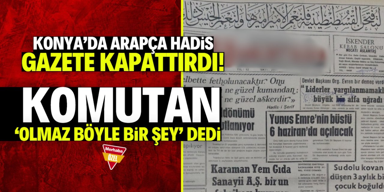 Arapça hadis yayınladık gazetemiz kapatıldı! Yazı İşleri Müdürü konuştu