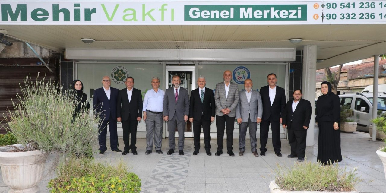 Vali Akın'dan Mehir Vakfı'na ziyaret