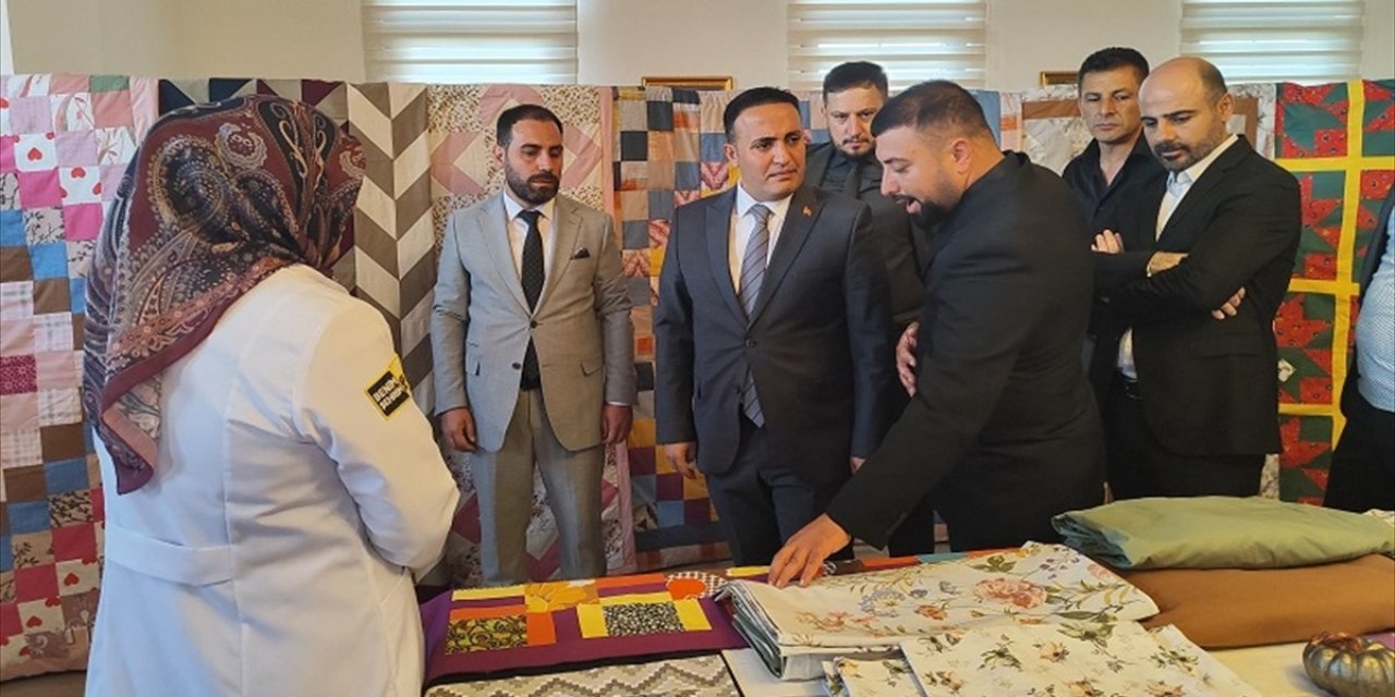 Yalıhüyük'te el sanatları sergisi açıldı