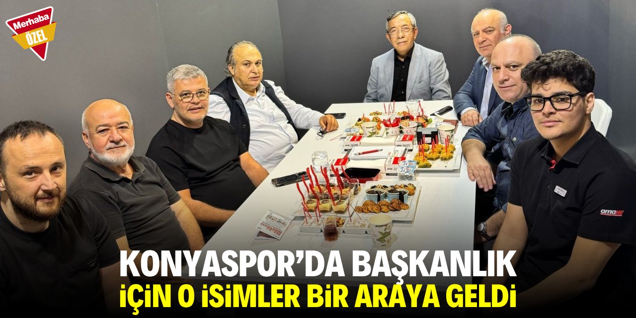 Konyaspor'da başkanlık için o isimler bir araya geldi