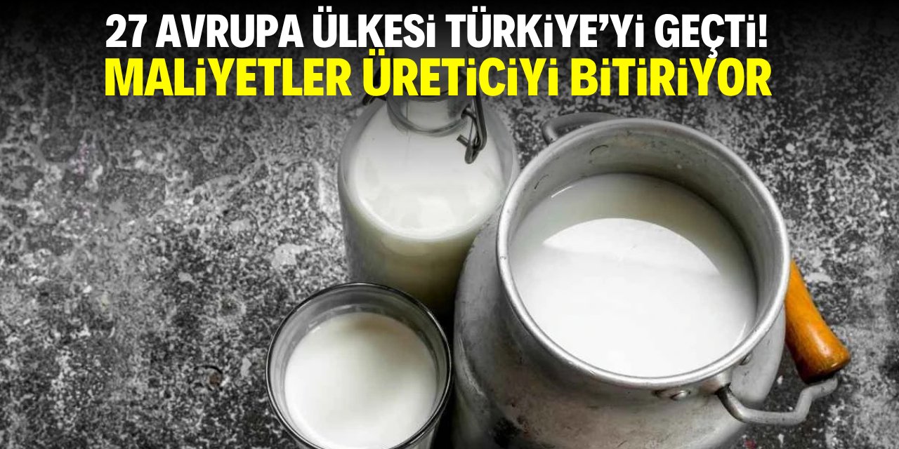 27 Avrupa ülkesi Türkiye'ye geçti! Maliyetler üreticiyi bitiriyor