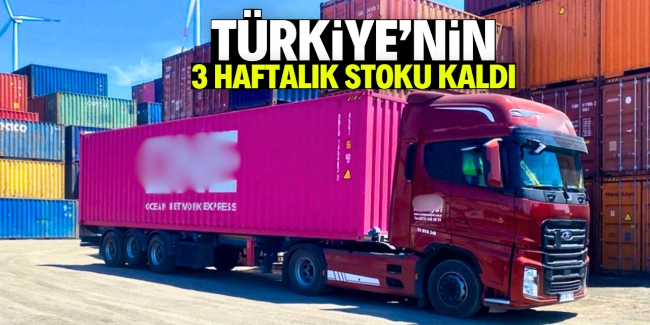 Türkiye'nin sadece 3 haftalık stoku kaldı! Krizin çözümü belli