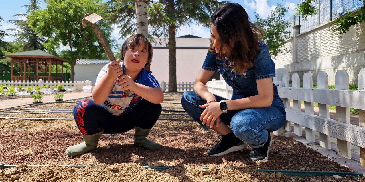 Meram'da özel çocuklardan anlamlı etkinlik