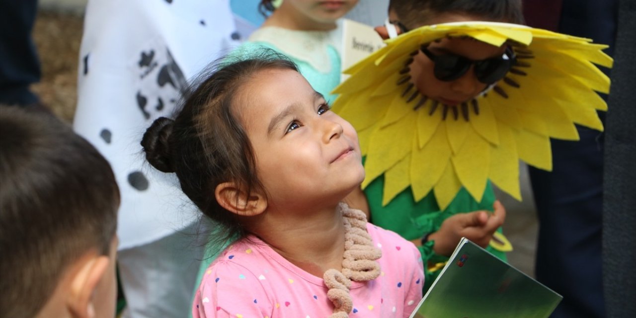 Sarayönü'nde miniklerden yıl sonu sergisi