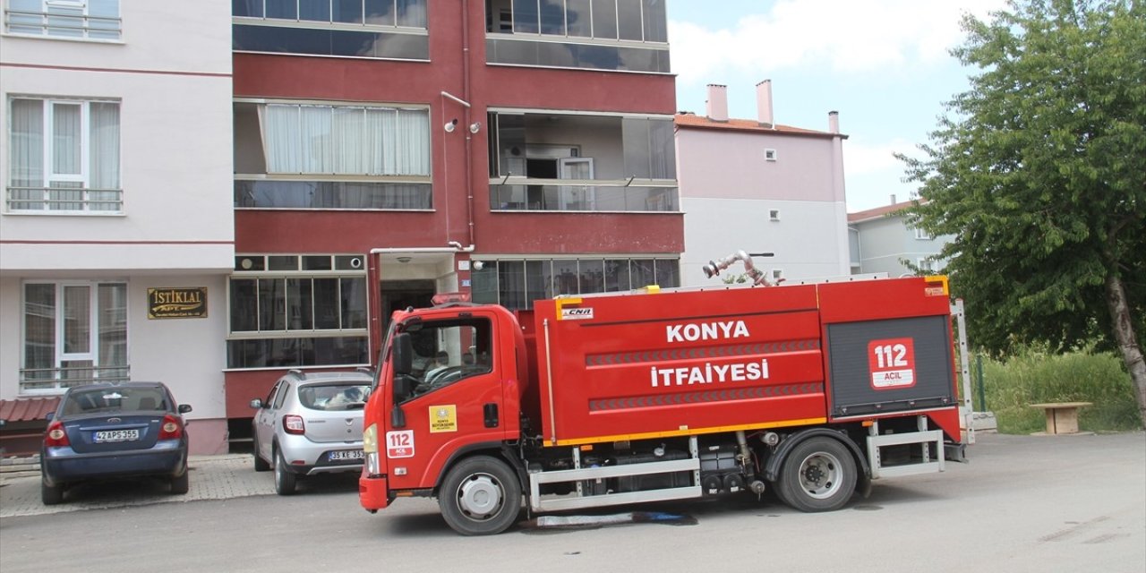 Beyşehir'de çıkan yangın söndürüldü