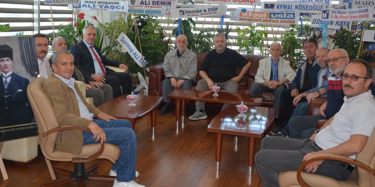 Konya SMMMO Başkanı Bıçakçı'ya tebrik ziyareti