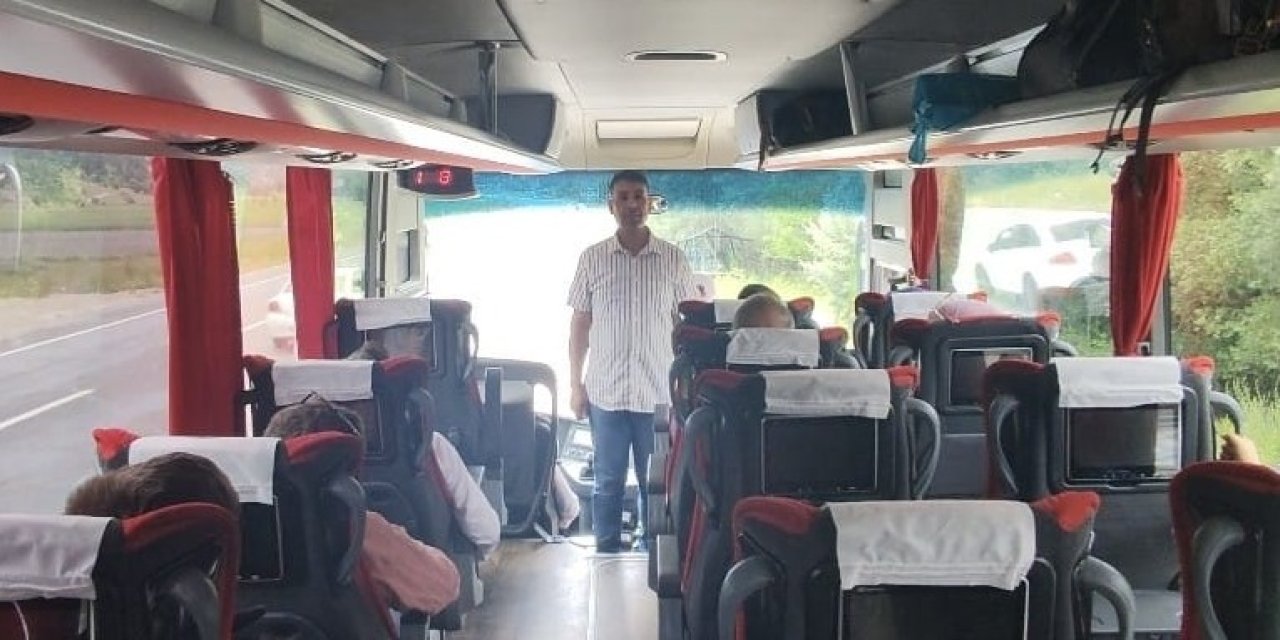 Konya'da jandarmadan trafik denetimi