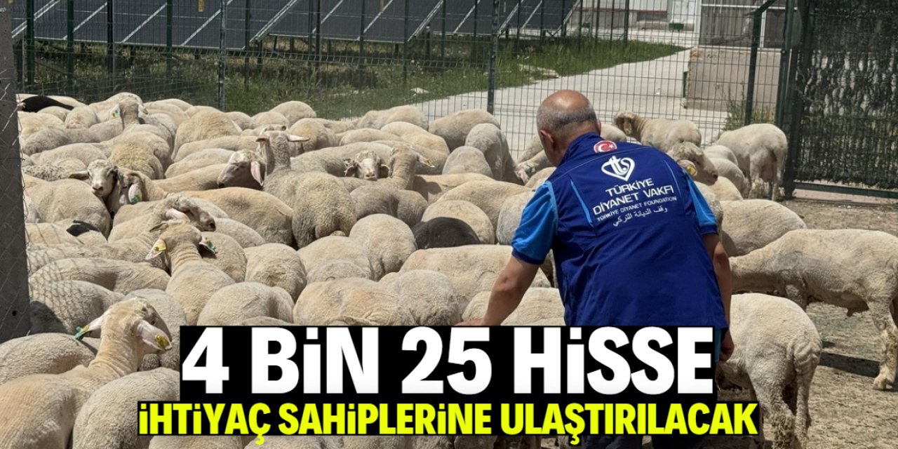 Konya'da 4 bin 25 kurban hissesi eti ihtiyaç sahiplerine ulaştırılacak