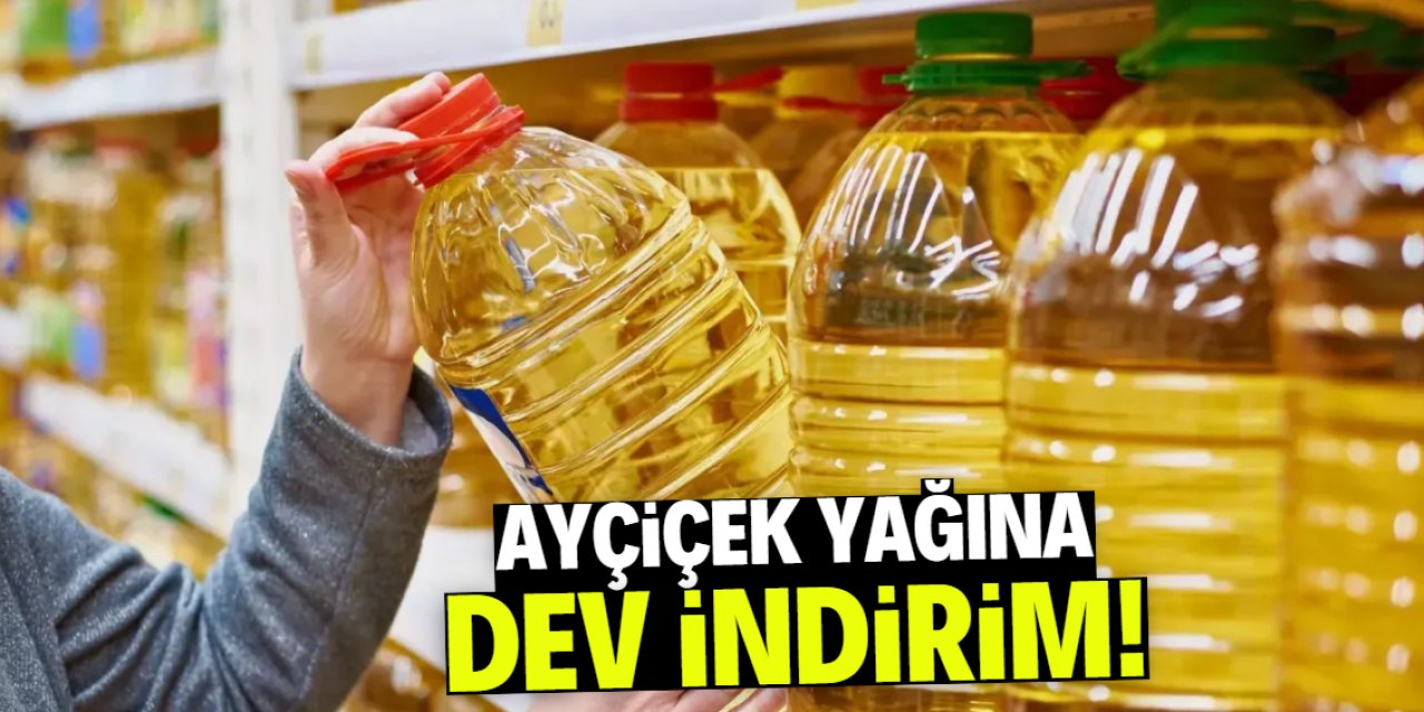 Ayçiçek yağına dev indirim! Bu market 81 ilde 200 TL detayıyla sevindirdi