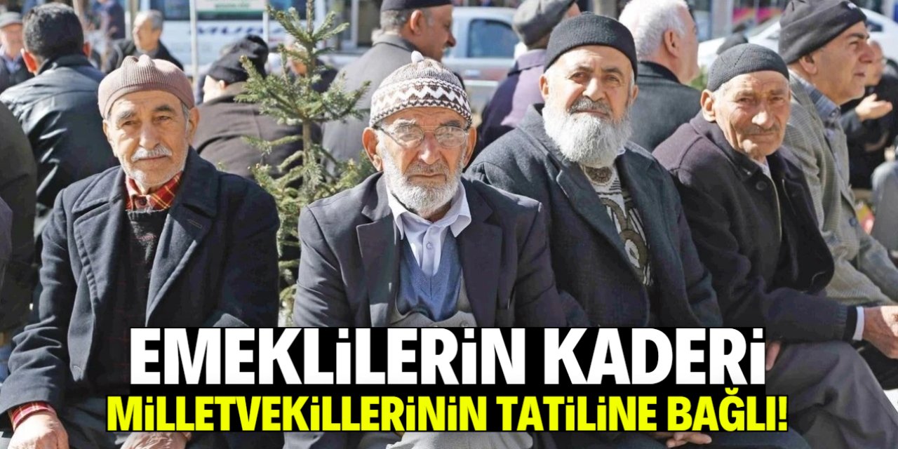 Emeklilerin kaderi Milletvekillerinin tatiline bağlı!