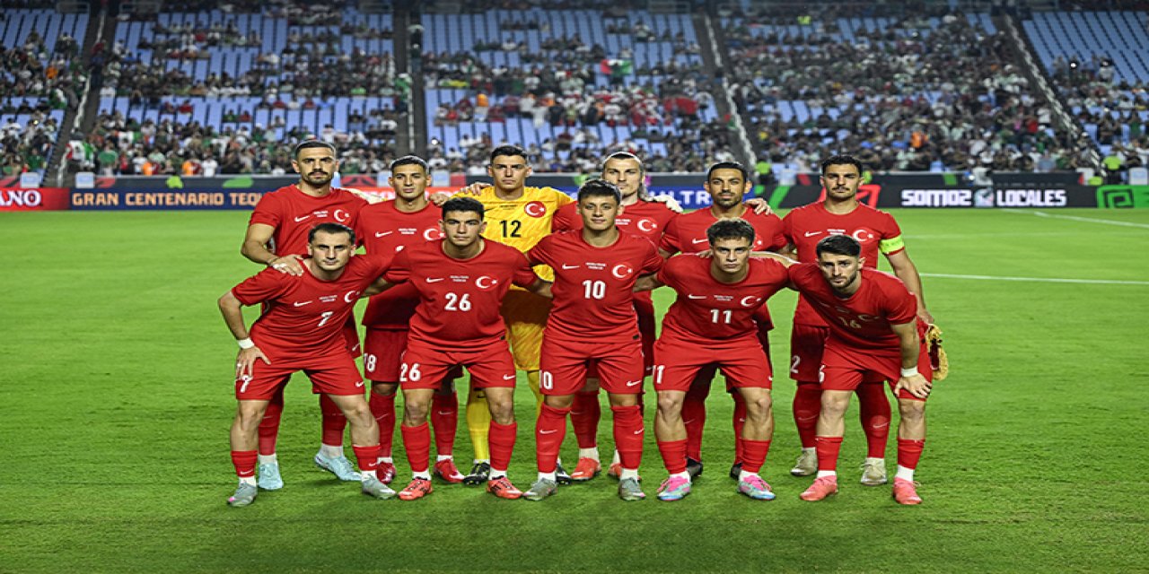 A Milli Futbol Takımı, hazırlık maçında Meksika'ya 1-0 mağlup oldu