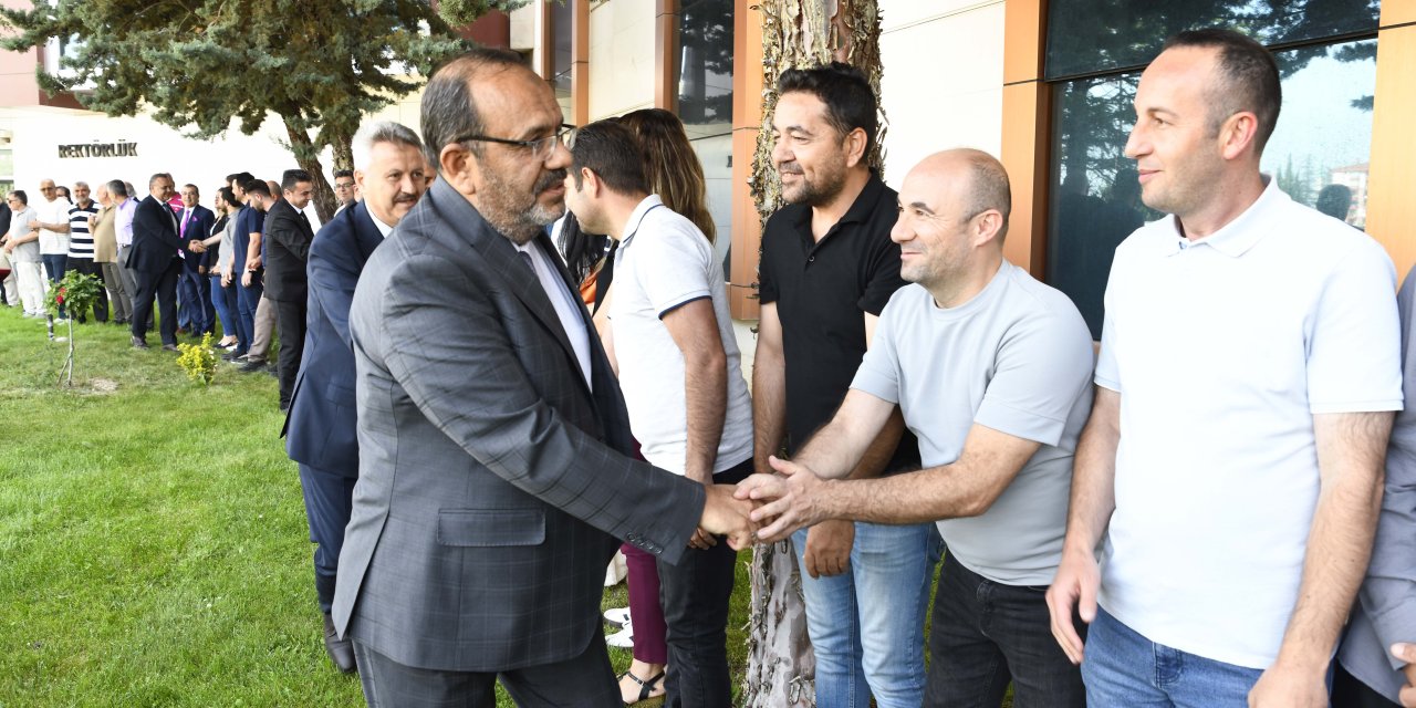 Konya Teknik Üniversitesi bayramlaştı