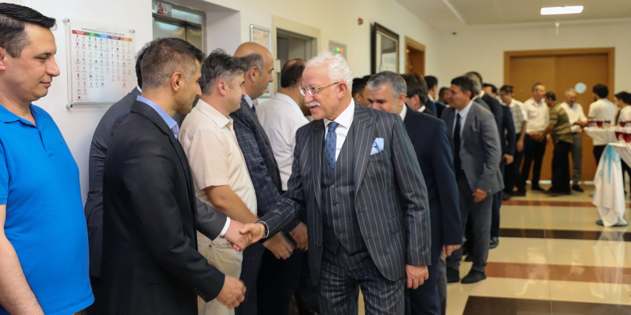 NEÜ'de bayramlaşma programı gerçekleştirildi