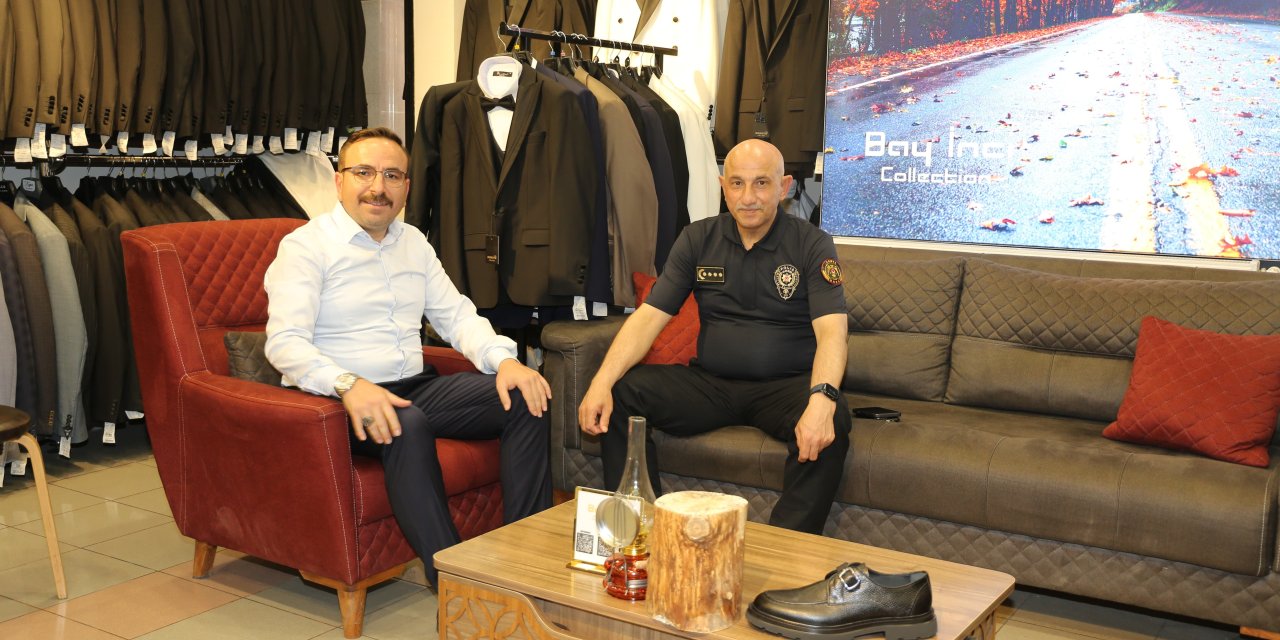 Yüksek, Konya esnafıyla bir araya geldi