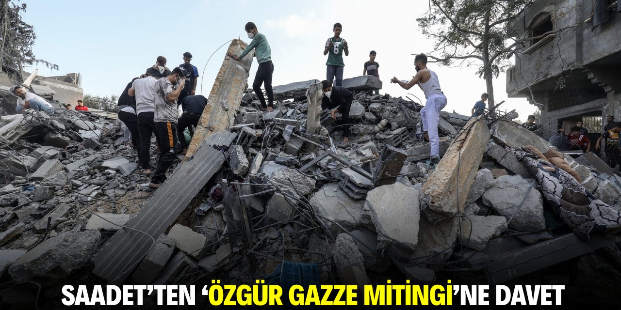 Demirel'den 'Özgür Gazze Mitingi'ne davet