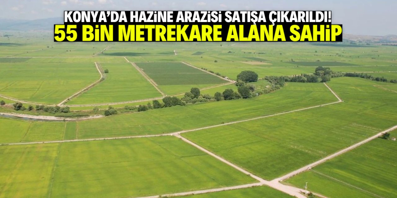 Konya'da hazineye ait dev arazi satılacak! Fiyatı çok uygun