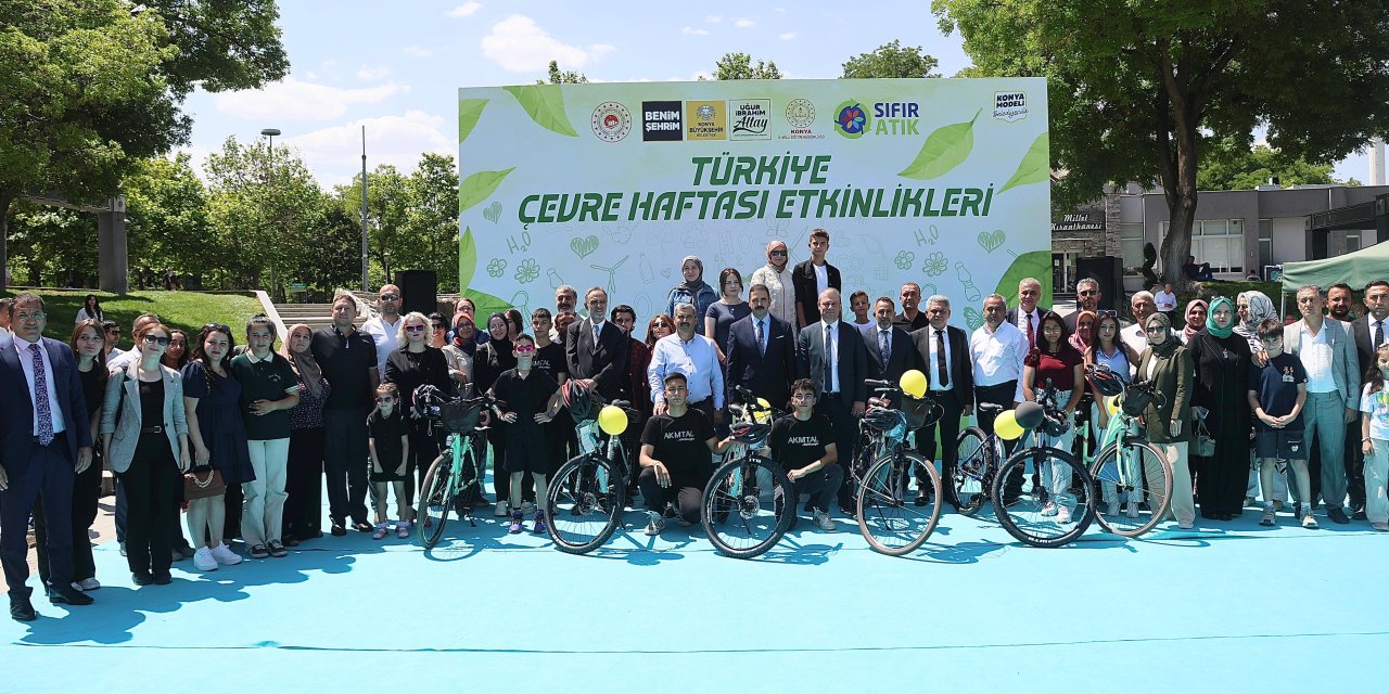 Konya'da 'çevre' ödülleri sahiplerini buldu