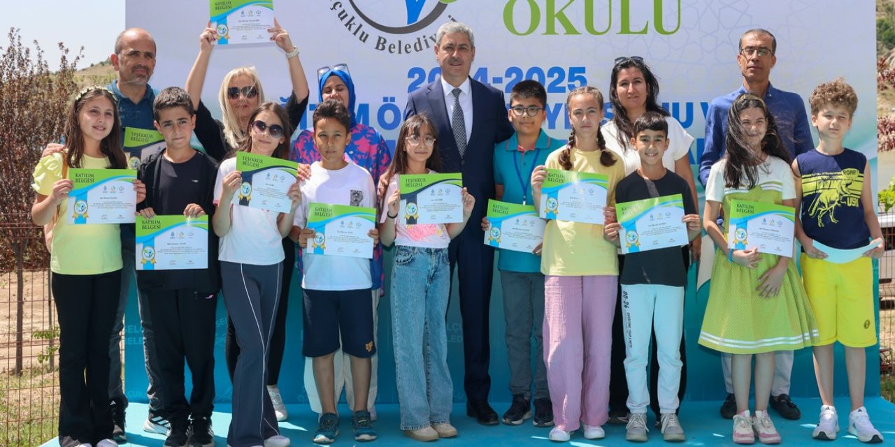 Sille Tabiat Okulu'nda mezuniyet heyecanı