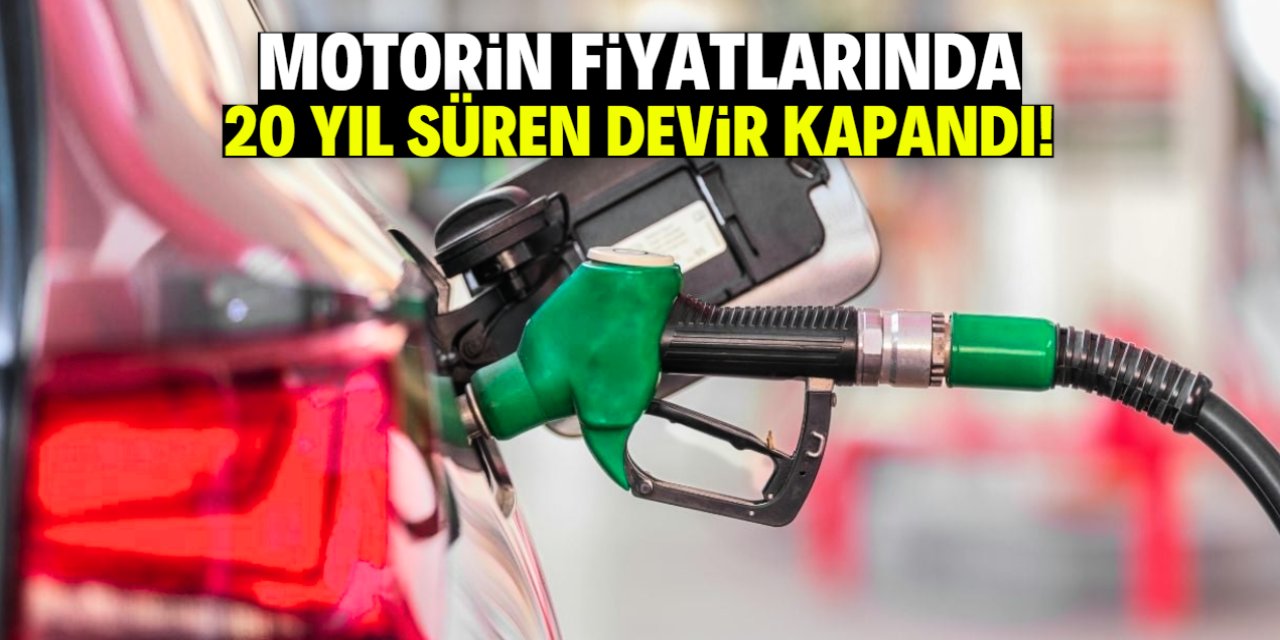 Motorin fiyatlarında 20 yıl süren devir kapandı!
