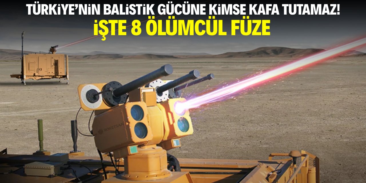 Türkiye'nin balistik gücüne kimse kafa tutamaz! İşte 8 ölümcül füze