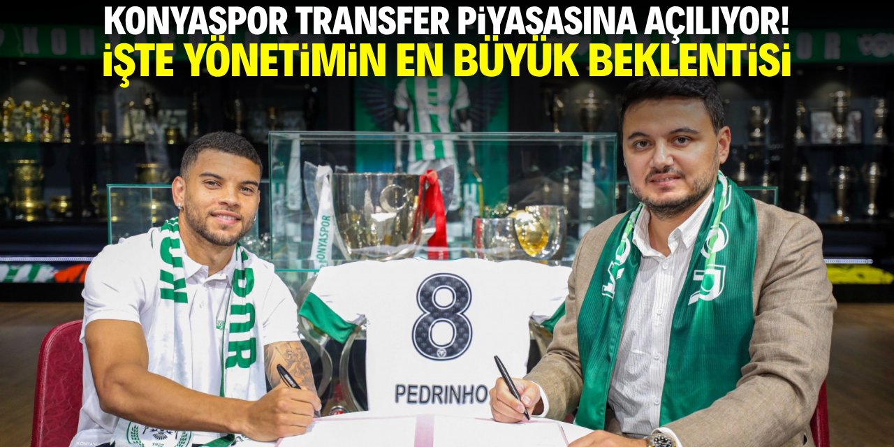 Konyaspor transfer piyasasına açılıyor! İşte yönetimin en büyük beklentisi