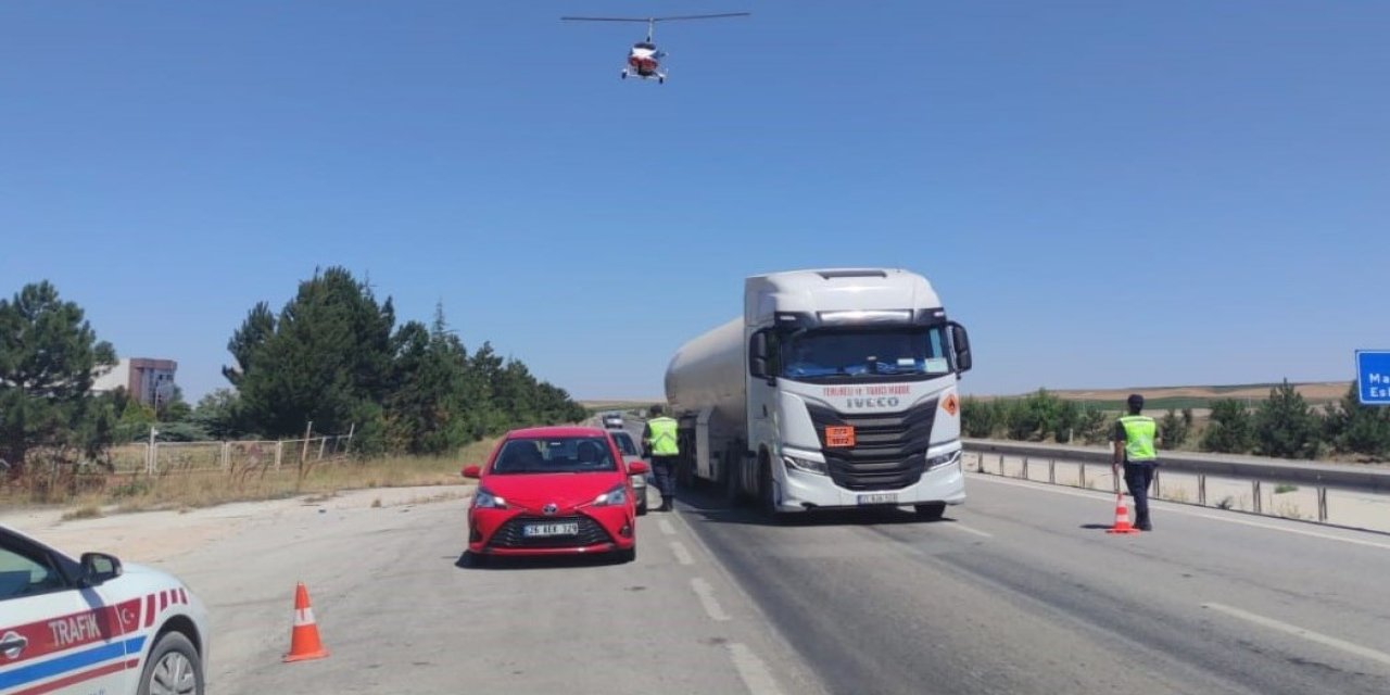 Havadan denetimlerde 85 bin sürücüye ceza