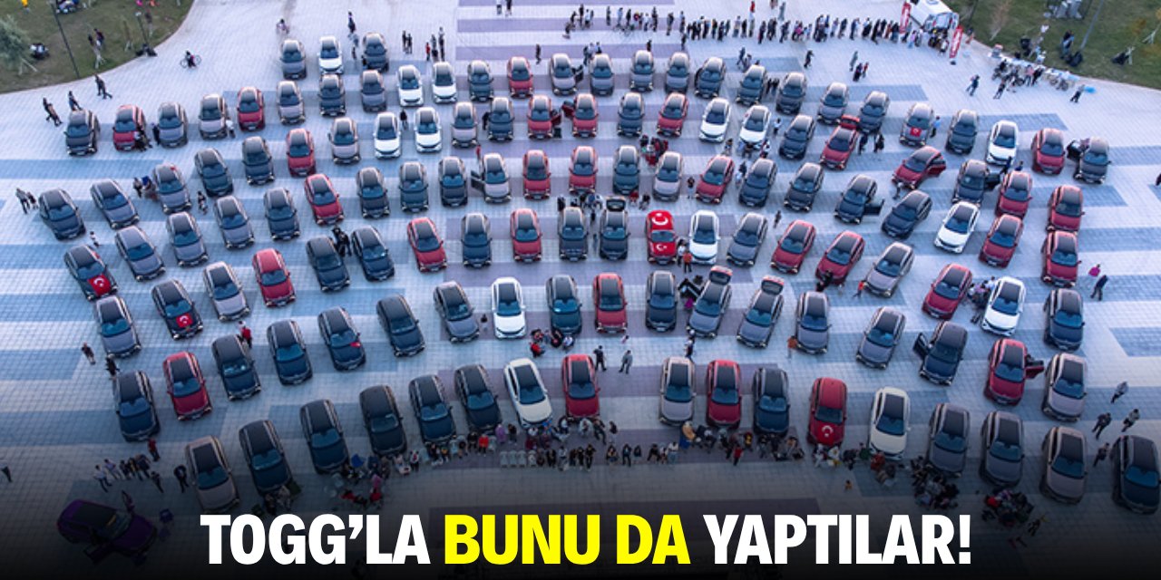 TOGG'la bunu da yaptılar!