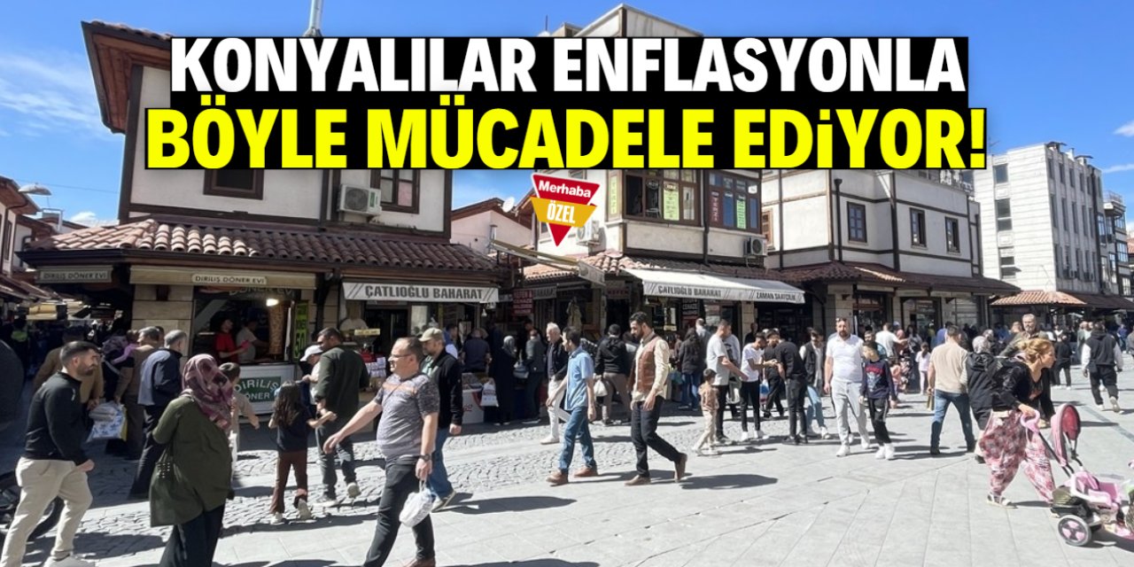 Konyalılar enflasyonla mücadelenin yöntemini buldu!