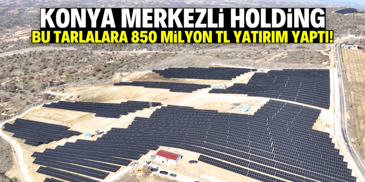 Konya merkezli holding 850 milyon TL yatırım yaptı! İşte o tarlalar