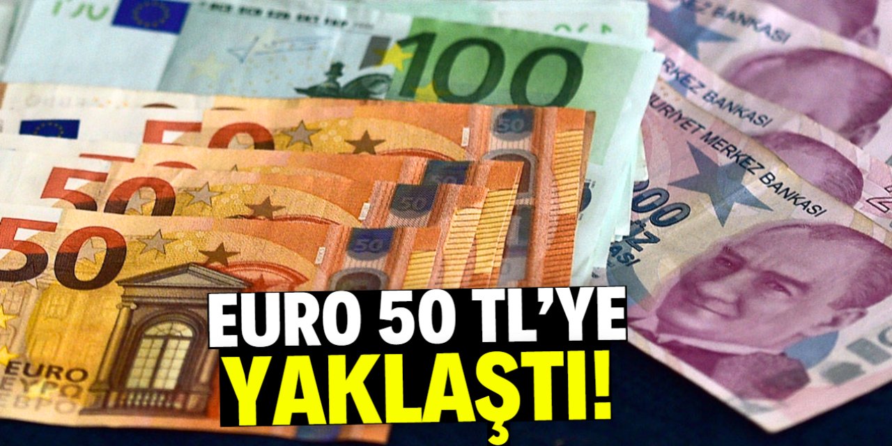 Euro 50 TL'ye yaklaştı!