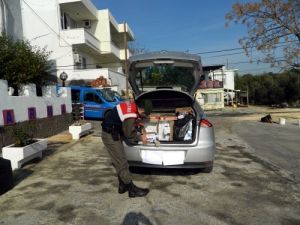 Mersin'de 13 Bin 700 Paket Kaçak Sigara Ele Geçirildi