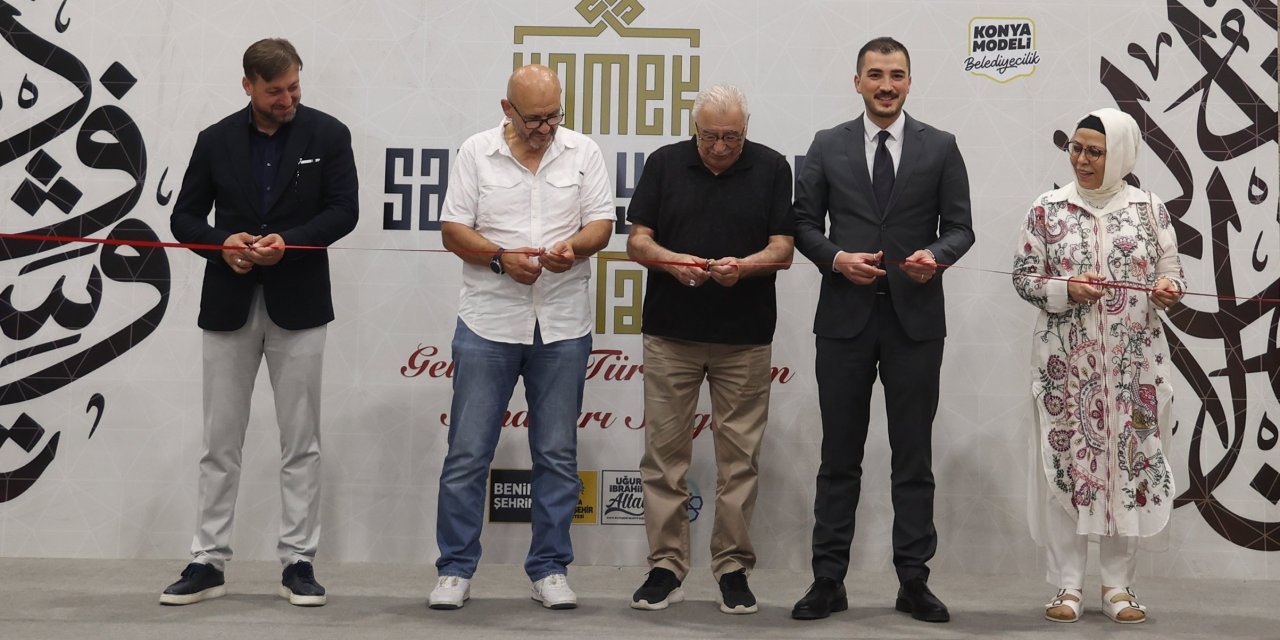 KOMEK'in Türk İslam Sanatları Sergisi açıldı