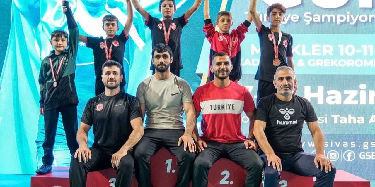 Karatay’ın güreşçilerinden Türkiye Şampiyonası’nda büyük başarı